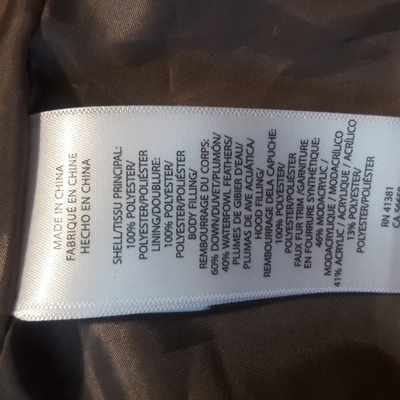 Lauren Ralph Lauren Down/waterfowl fur lined removeable hood zip up size s - Picture 10 of 15